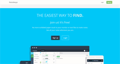 Desktop Screenshot of notekeys.com